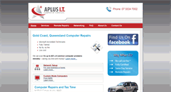 Desktop Screenshot of aplusit.com.au